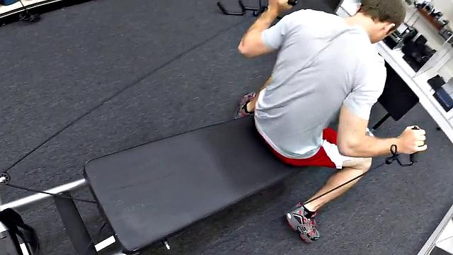 Pawnshop Stud in Public 3some in Middle of Store