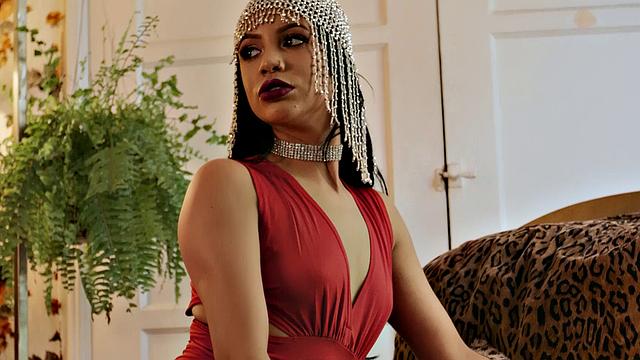 Check out July's hottest solo play in the living room with small tits, boots, and vibrator action!