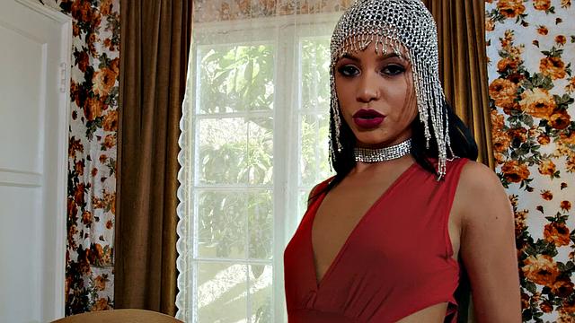 Check out July's hottest solo play in the living room with small tits, boots, and vibrator action!