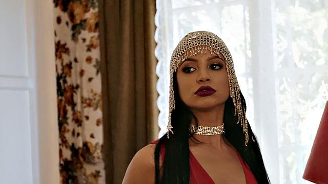 Check out July's hottest solo play in the living room with small tits, boots, and vibrator action!