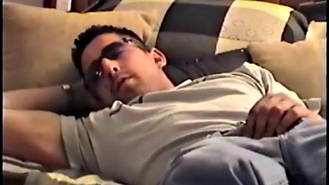 In this scene, there are lots of close-up shots of Zack's naked body, hard cock and beautiful bubble butt. Zack jerks himself for awhile, then stands up and announces he's going to nut. He then pumps out a massive load of warm cum.