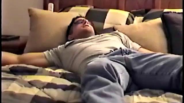 In this scene, there are lots of close-up shots of Zack's naked body, hard cock and beautiful bubble butt. Zack jerks himself for awhile, then stands up and announces he's going to nut. He then pumps out a massive load of warm cum.