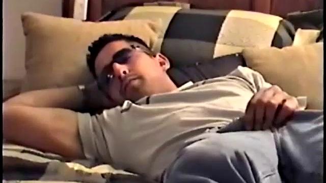 In this scene, there are lots of close-up shots of Zack's naked body, hard cock and beautiful bubble butt. Zack jerks himself for awhile, then stands up and announces he's going to nut. He then pumps out a massive load of warm cum.