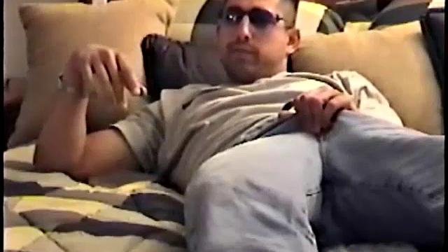 In this scene, there are lots of close-up shots of Zack's naked body, hard cock and beautiful bubble butt. Zack jerks himself for awhile, then stands up and announces he's going to nut. He then pumps out a massive load of warm cum.