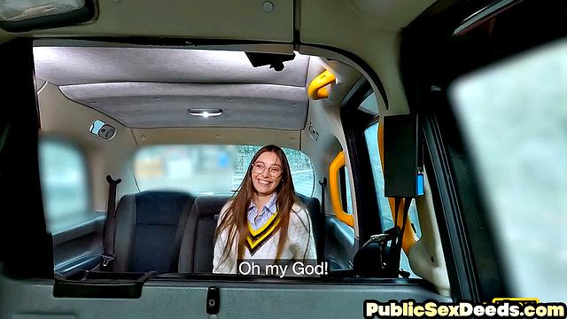 Pervy passenger flashing cabbie