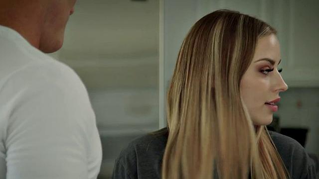 BF nails busty brunette after oral sex in the bedroom