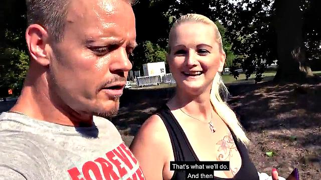 Public busty mature fucked outdoors on 1st sex date