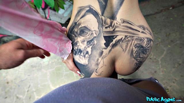 Tattooed Colombian Doggystyle POV