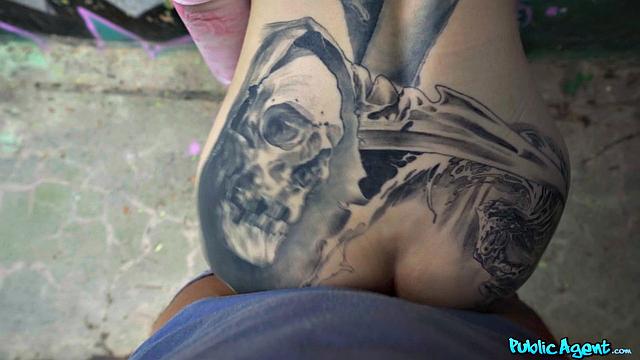 Tattooed Colombian Doggystyle POV