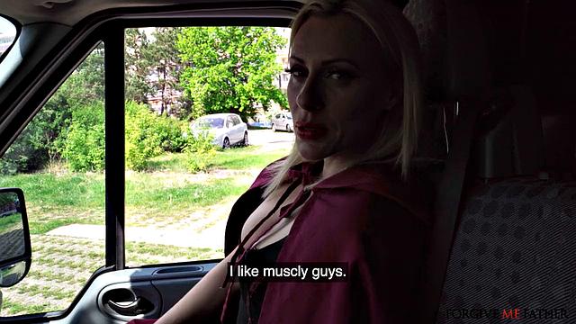Unexpected Blonde MILF Gets Fucked
