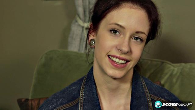 Kinky hipster does yoga in the nude and fingers her wet cunt