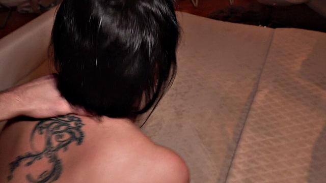 Stranded babe fucked hard for cash