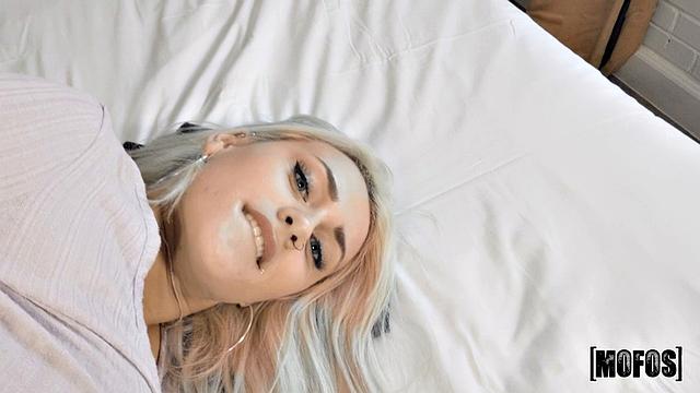 Busty Blonde Hitches Ride on Big Dick