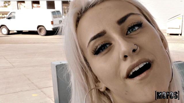 Busty Blonde Hitches Ride on Big Dick