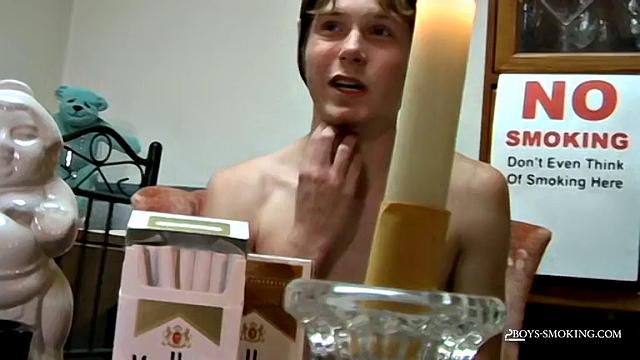 Competition Between Straight Guys Smoking!