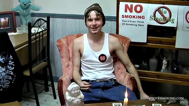 Competition Between Straight Guys Smoking!