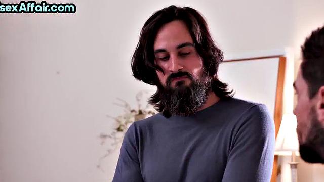 Bisexual cocksucking trio