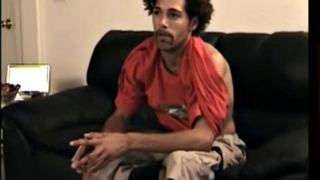 After a shower, Franco's monster grows with anticipation. A couple of strokes and he's ready for action.