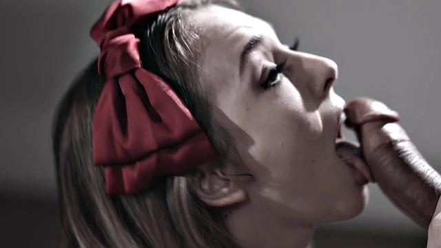 Stepdaughter addicted for stepfather's hard dick