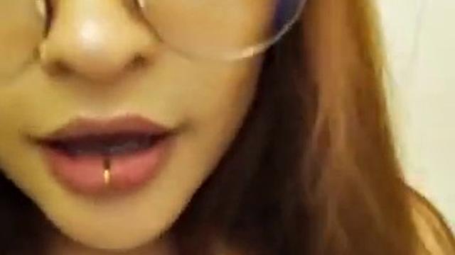 Horny Nerd with Big Natural Tits