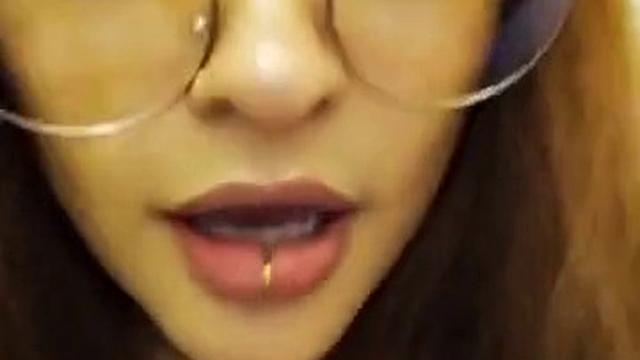 Horny Nerd with Big Natural Tits