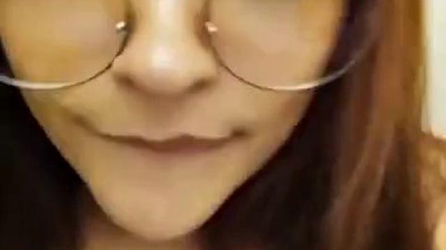 Horny Nerd with Big Natural Tits