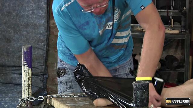 Covered in Plastic by a Jizz Thief - Part 1 - Mason Madison & Sebastian Kane