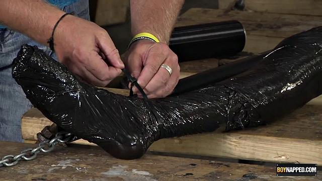 Covered in Plastic by a Jizz Thief - Part 1 - Mason Madison & Sebastian Kane