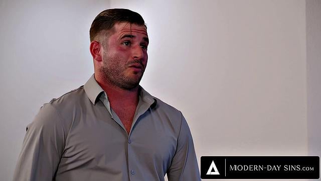 MODERN-DAY SINS - Boss Catches Employee Kenna James & The Janitor's Affair In His Office! SPITROAST