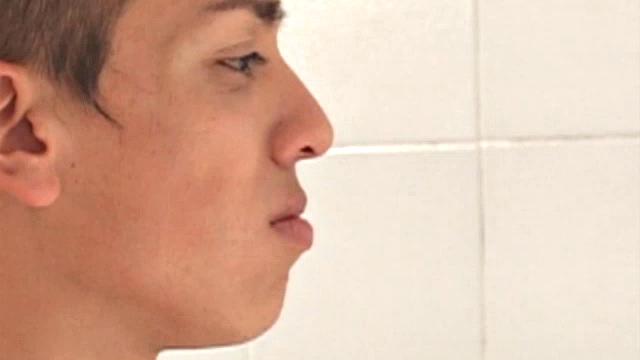 Lonely for companionship, prisoners Raul and Santiago meet in the shower and soon their lust takes over. They could be discovered by the guards at any moment, but the young Latinos don't care.