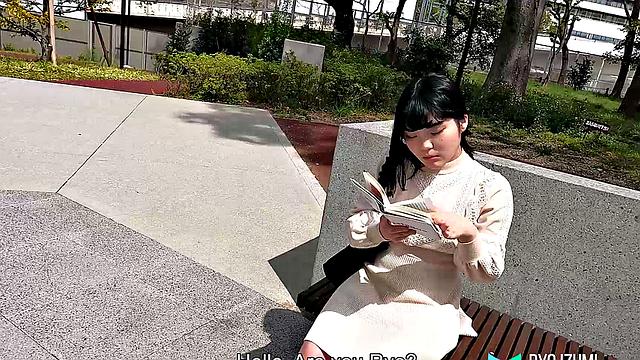 Ryo Izumi takes off dress and reveals chubby figure