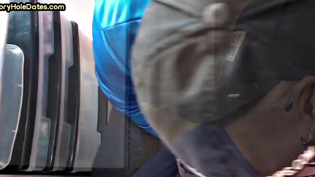 Gay Daddy Sucks Gloryhole Dick at Home with Pleasure