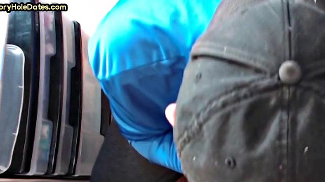 Gay Daddy Sucks Gloryhole Dick at Home with Pleasure