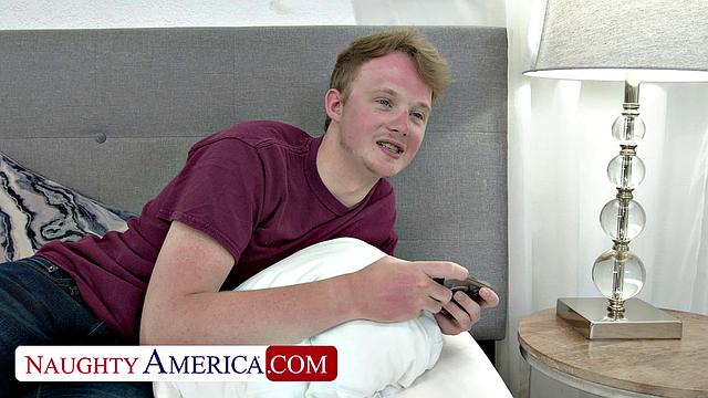 Jimmy wishes to fuck his mom's friend Chloe Amour but the only way to spread