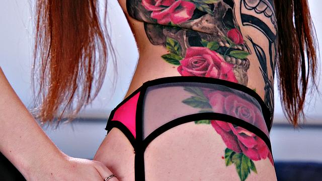 Inked Gia Suicide Fucks Hard In POV