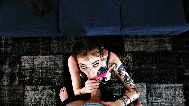 Inked Gia Suicide Fucks Hard In POV