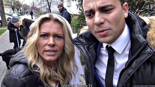 DEBT4k. Big debt is why the girl is fucked in the groom's presence