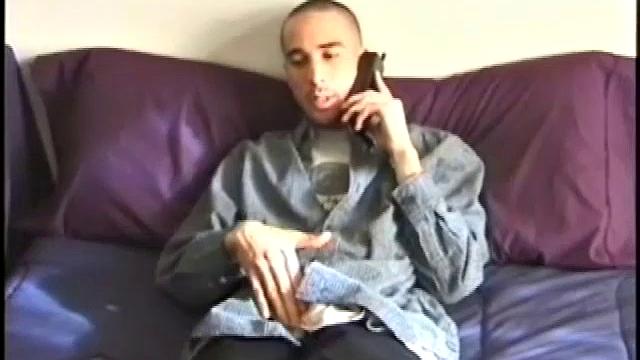 Mario's girlfriend blew him off, so he wants to jack off. For a skinny boy, Mario has a nice fat cock. Unexpectedly, Mario finger fucks himself while continuing to jack off.