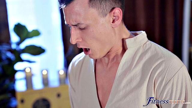 Big cock inside big tits yoga model