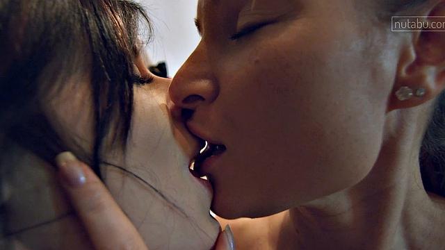 JOYMII - Two Stunning Lesbians Have A Naughty Moment With Strap-On