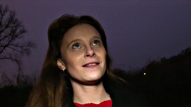 Hot Young Woman Shows Stranger Just How Deep Her Pussy Is