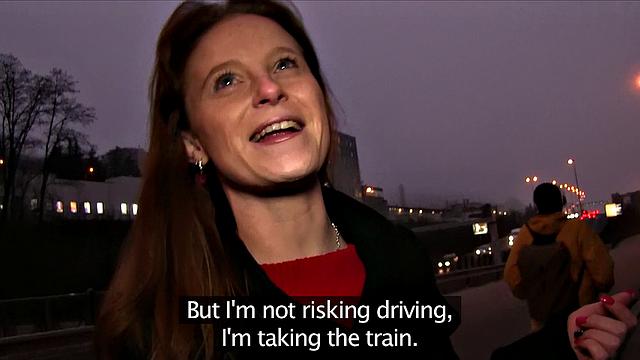 Hot Young Woman Shows Stranger Just How Deep Her Pussy Is