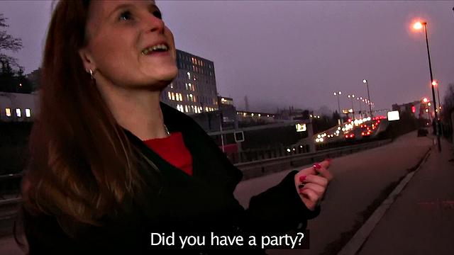 Hot Young Woman Shows Stranger Just How Deep Her Pussy Is