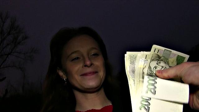 Hot Young Woman Shows Stranger Just How Deep Her Pussy Is