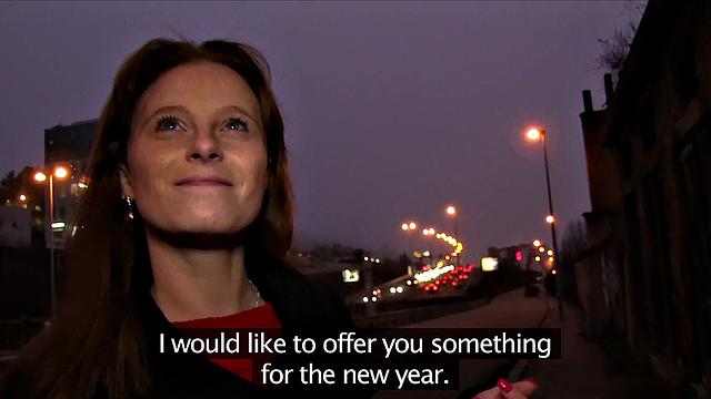 Hot Young Woman Shows Stranger Just How Deep Her Pussy Is