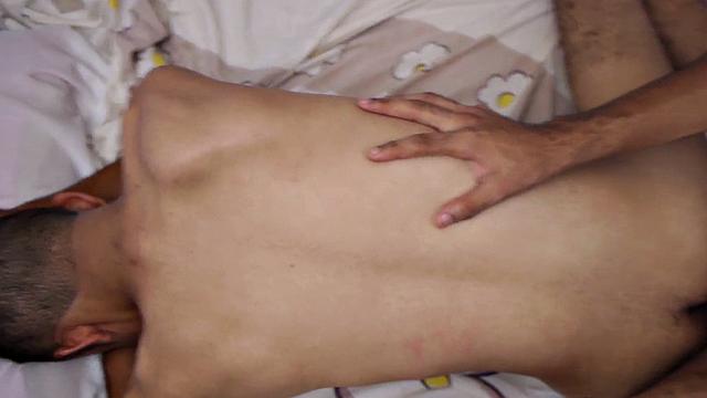 Hairylegs Nubian twink from Africa barebacked at home