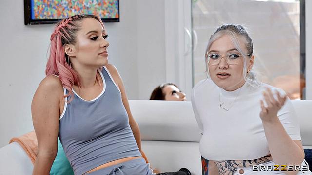 Fucking GF's Dildo-Loving Roommates