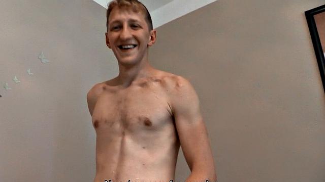 Real straight guy cumming on stranger