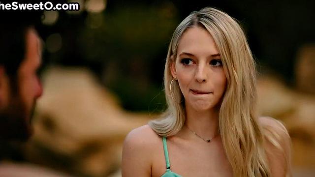 Petite babe pussylicked while sucking cock in 69 pose