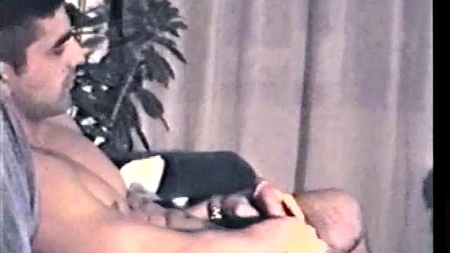 Catching Zack Stroking